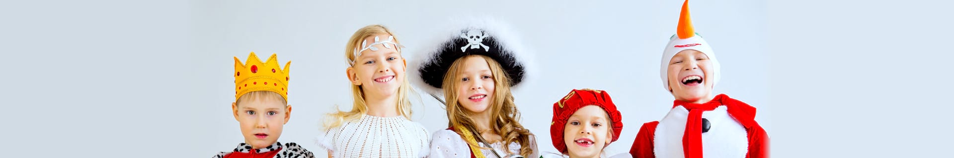 group of kids wearing costume